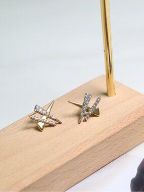 Alexis Bittar Two-Tone Stud Earrings